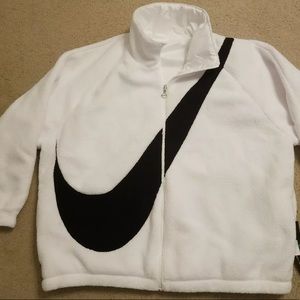 NIKE SWOOSH LOGO REVERSIBLE SHERPA JACKET - NWT XL